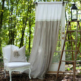 Bella Donna Extra Long Ruffle Curtain